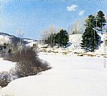 Willard Leroy Metcalf Hush of Winter painting